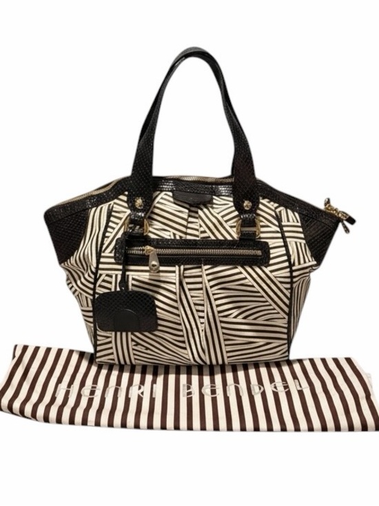 henri bendel Handbags - Henri Bendel Disturbed Stripe Luggage Shoulder Bag